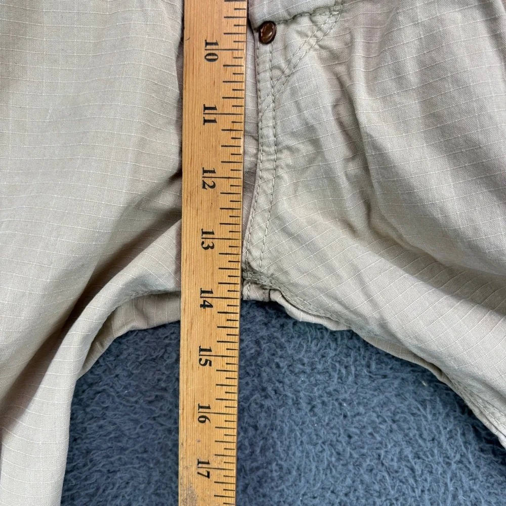 William Rast Mens Khaki Straight Leg Cargo Pants Size‎ 34x34 Cotton